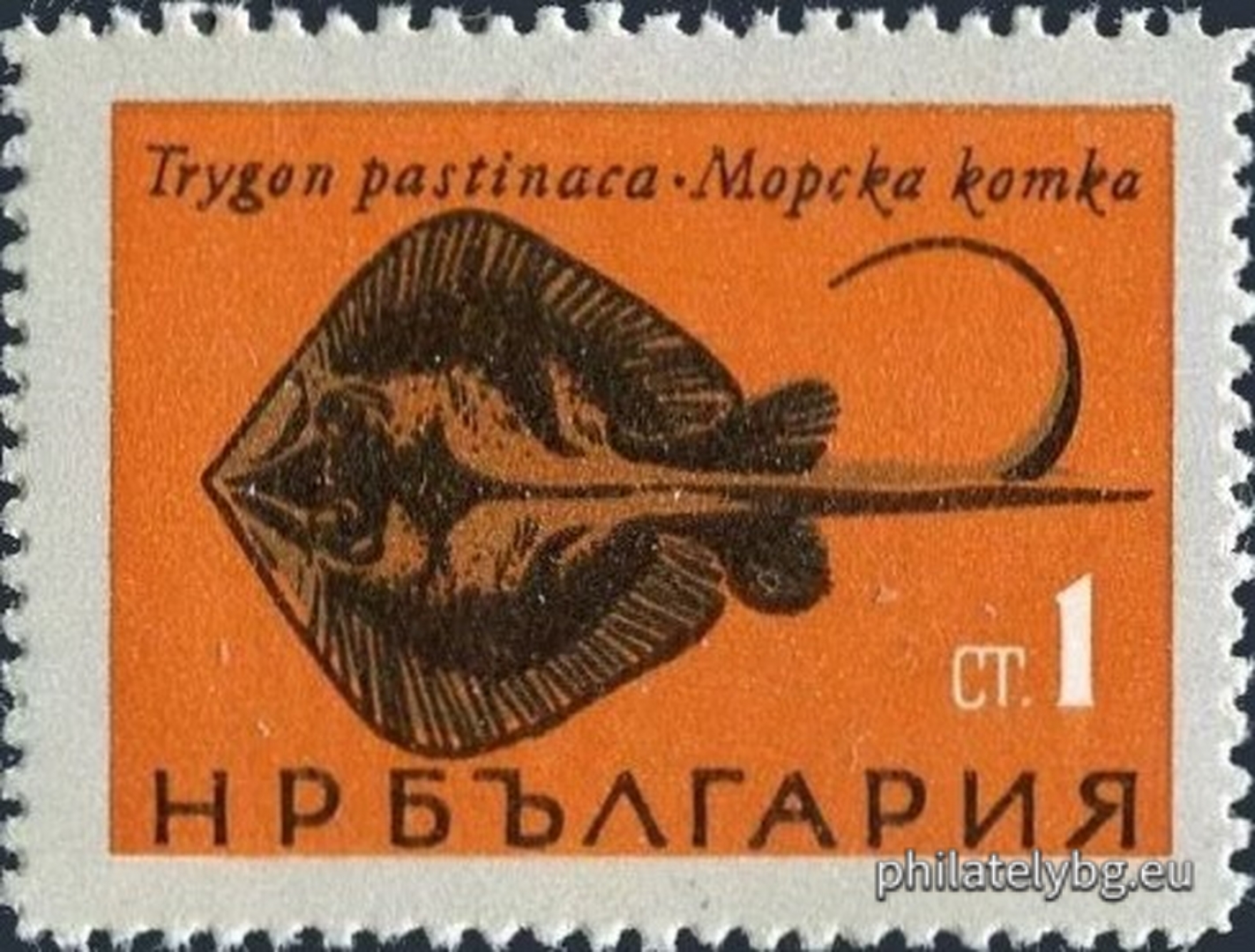 10.06.1965 - „ Черноморски риби . “ - шест пощенски марки.