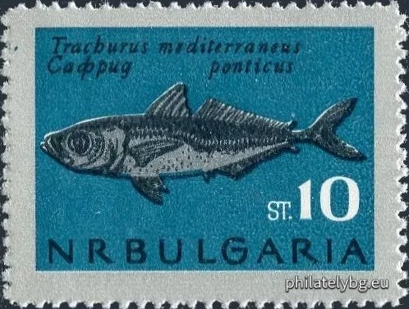 10.06.1965 - „ Черноморски риби . “ - шест пощенски марки.