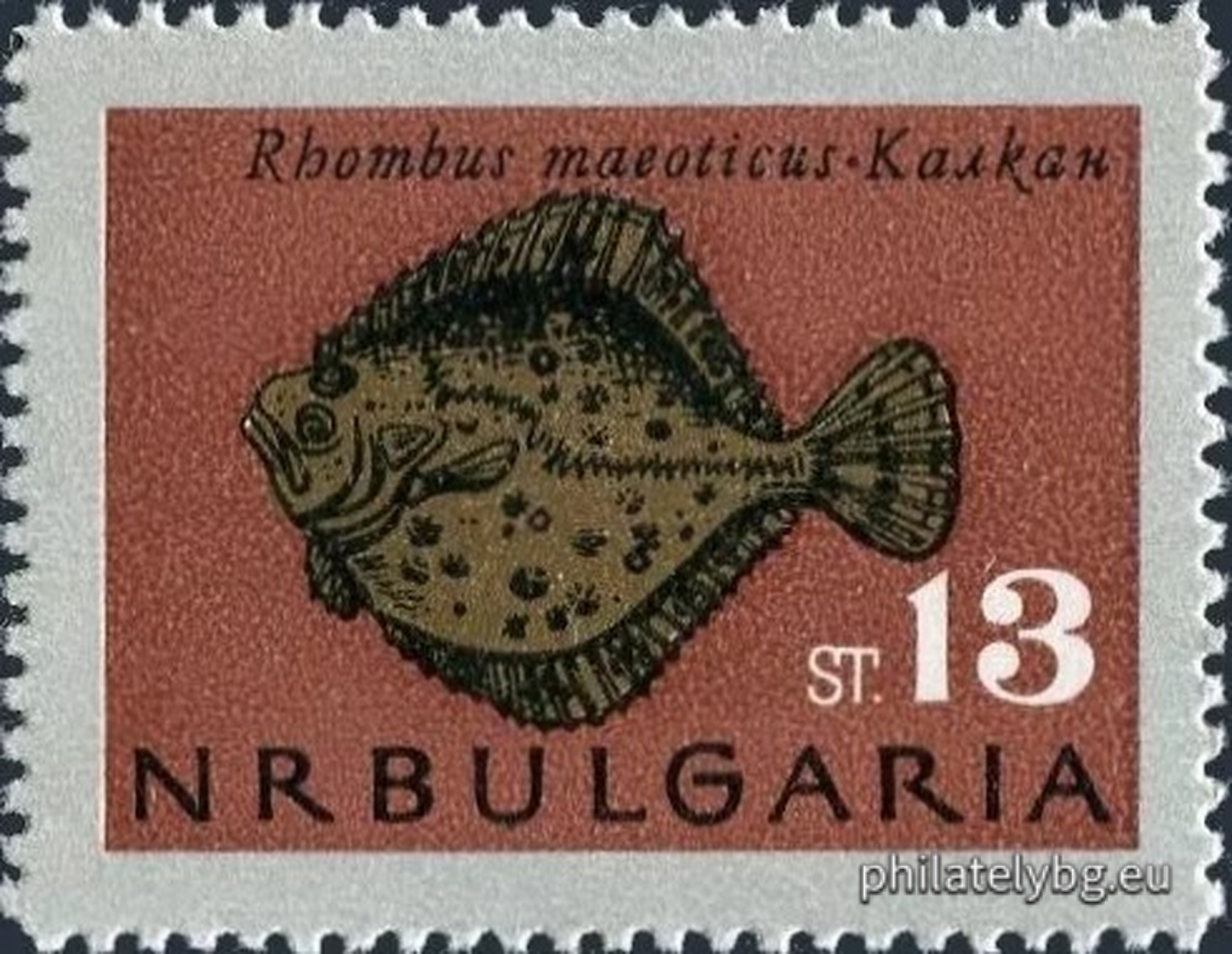 10.06.1965 - „ Черноморски риби . “ - шест пощенски марки.