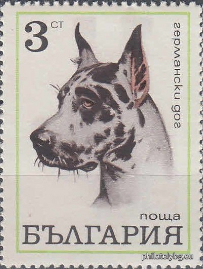 10.08.1970 - „ Кучета . “ - осем пощенски марки.