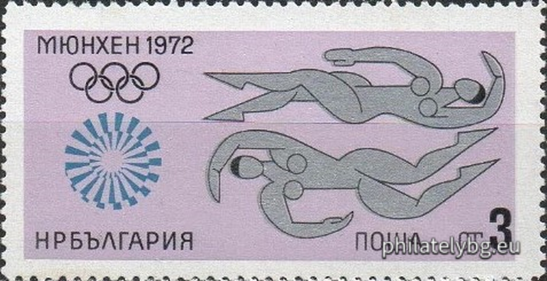 25.06.1972 - „ ХХ летни олимпийски игри Мюнхен 1972. “ - шест пощенски марки.