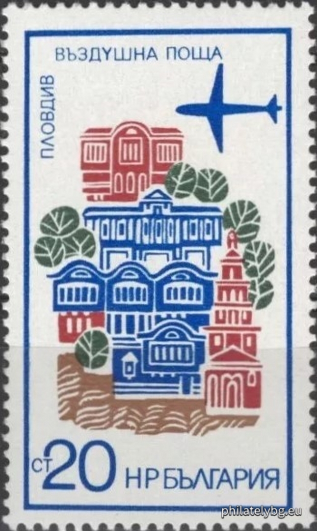 30.07.1973 - „ Въздушна поща . Изгледи . “ - четири пощенски марки.