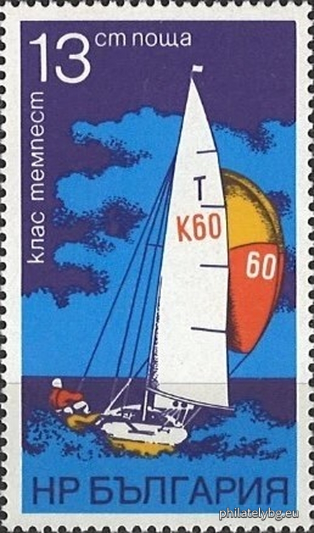 29.10.1973 - „ Воден спорт - ветроходство . “ - шест пощенски марки.