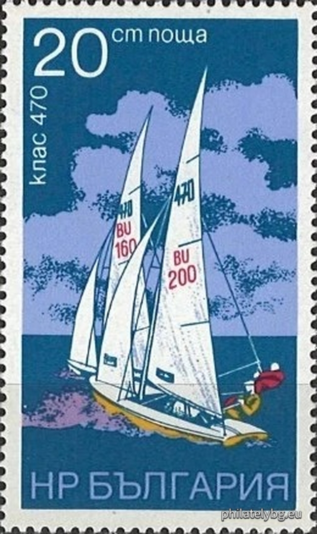 29.10.1973 - „ Воден спорт - ветроходство . “ - шест пощенски марки.
