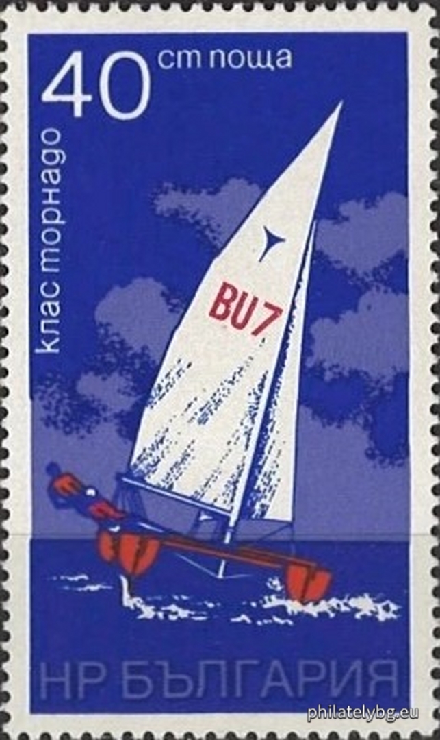 29.10.1973 - „ Воден спорт - ветроходство . “ - шест пощенски марки.