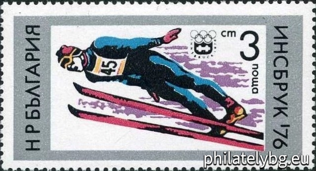 30.01.19776 - „ ХII зимни Олимпийски игри Инсбрук 1976. “ - шест пощенски марки.