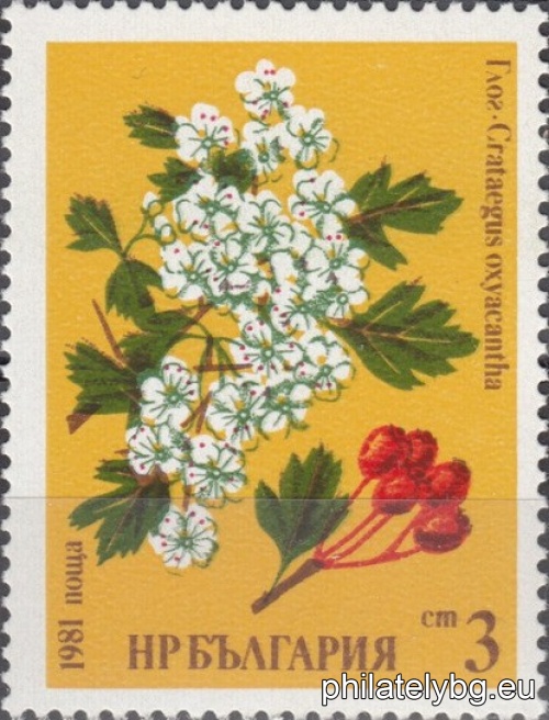 "Medicinal Plants." - six postage stamps.