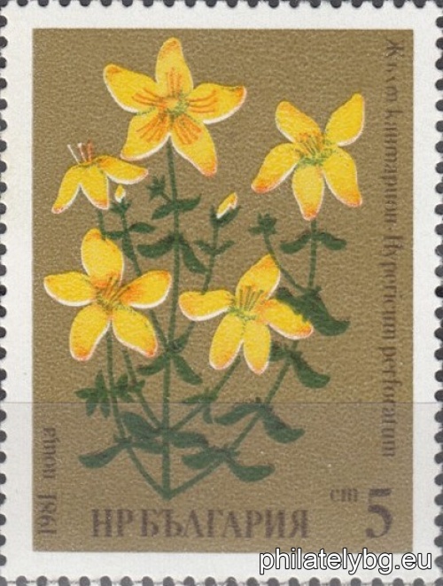 "Medicinal Plants." - six postage stamps.