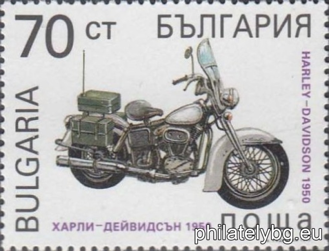 „ История на мотоциклетостроенето. “ - шест пощенски марки.