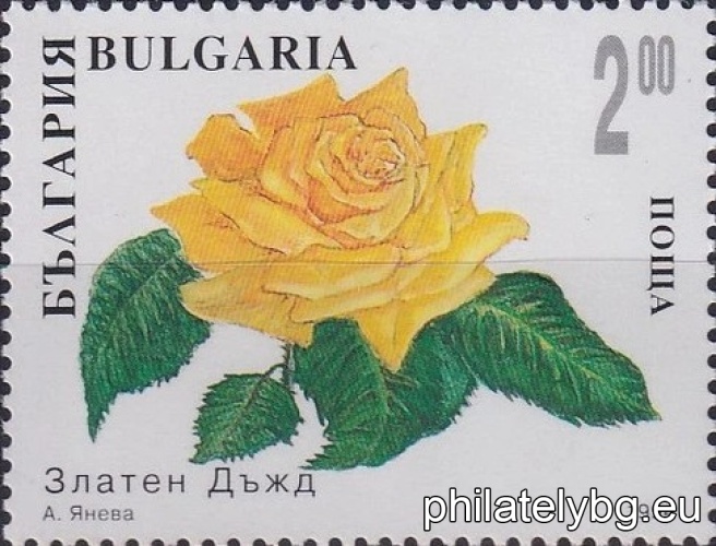 „ Декоративни рози. “ - шест пощенски марки.