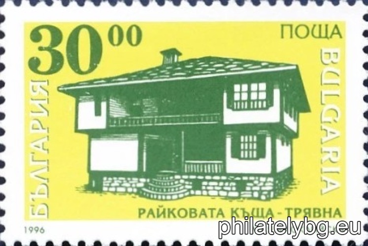 „ Редовни - исторически забележителности: възрожденски къщи. “ - шест пощенски марки.