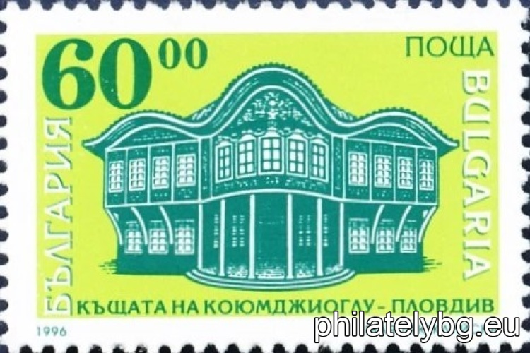 „ Редовни - исторически забележителности: възрожденски къщи. “ - шест пощенски марки.