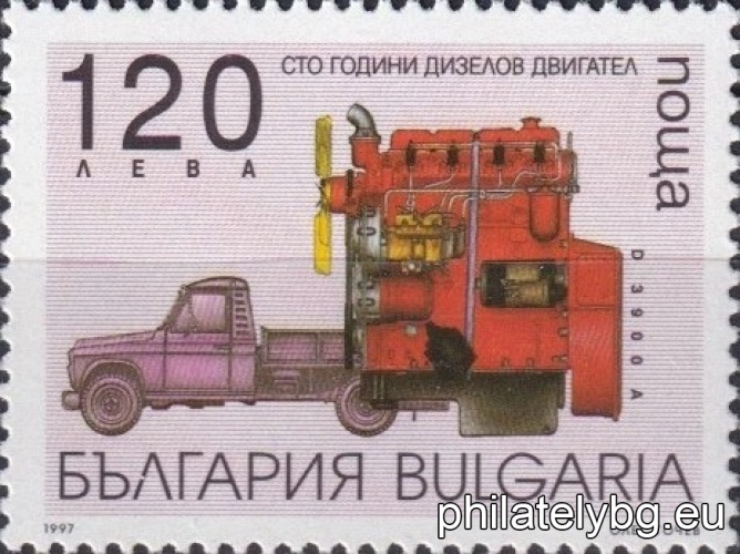 Motor vehicles (boat, tractor, truck, forklift) and the corresponding engine.