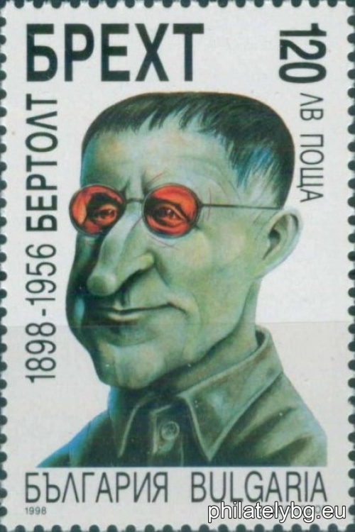 B. Brecht (German writer and playwright).